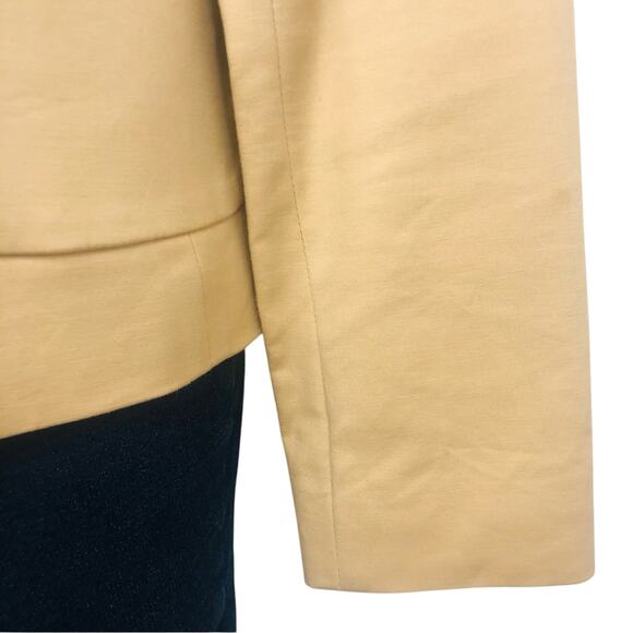 Jules & Leopold Tan Blazer Single Button Patch Pockets Normcore Office Attire - Picture 7 of 16